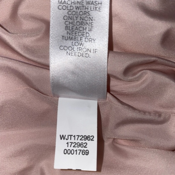 J Jill Down Filled Vest Women Medium Petite Pink Puffer Zip Vest - Picture 5 of 6